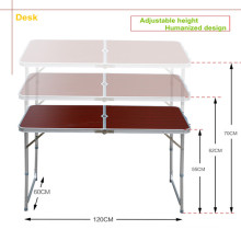 Premium Adjustable Outdoor Folding Table